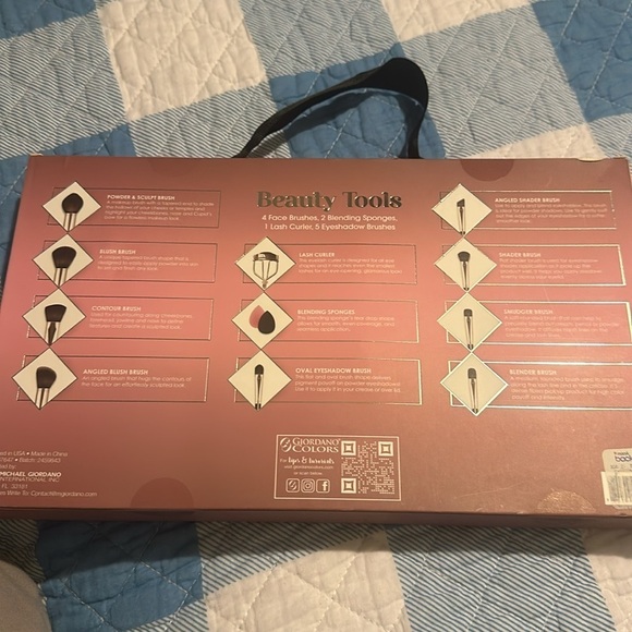 Giordano Colors Beuty Tools Brush Set - Picture 2 of 10